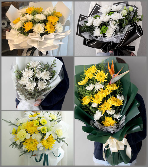 湖北咸宁市赤壁市余家桥乡白事花束代送